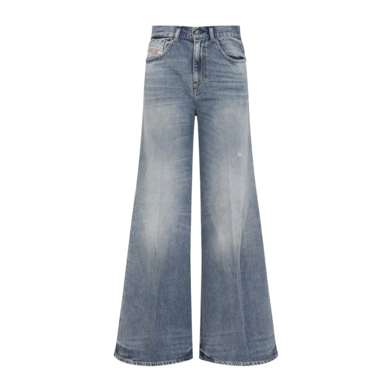 Diesel Jeans à jambe droite Jeans Denim blau