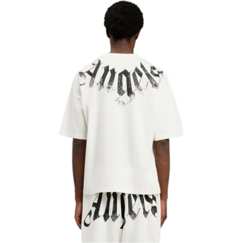 Palm Angels T-shirt Heren T-shirt weiß(Image 2)