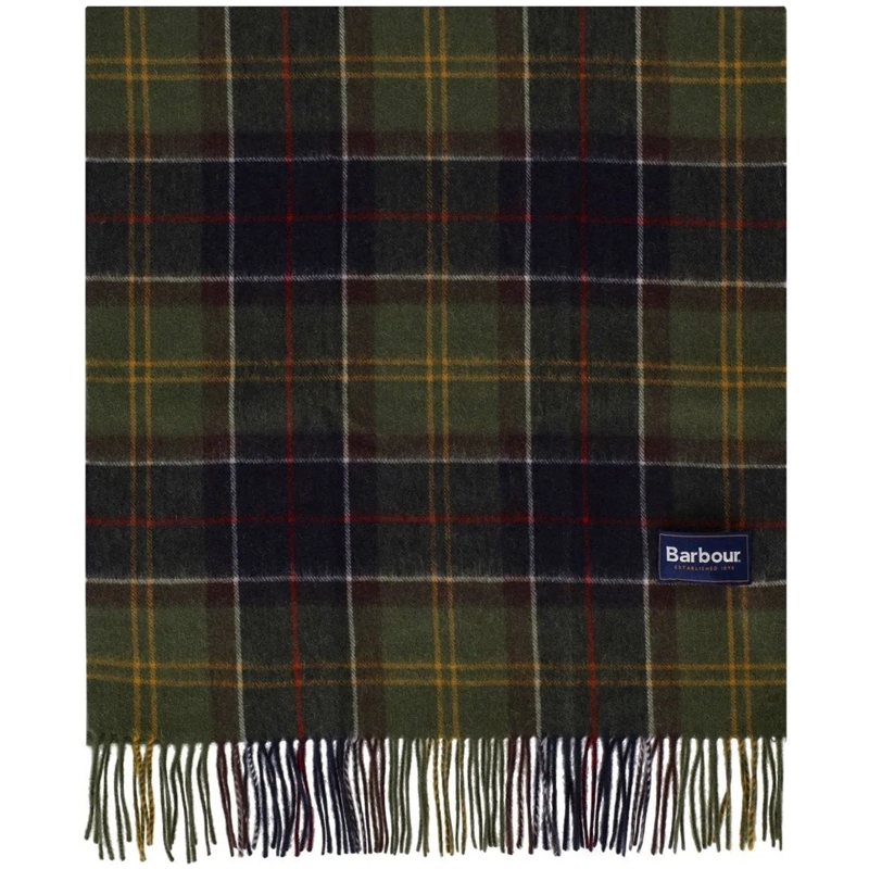 Barbour Wollschal BARBOUR BRADEN TARTAN BLUE SCARF grün
