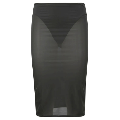 Courrèges Bleistiftröcke Sleek Fit Tube Skirt Black