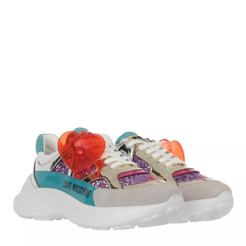 Love Moschino Sneaker Running 60  Mix Red Low-Top Sneaker
