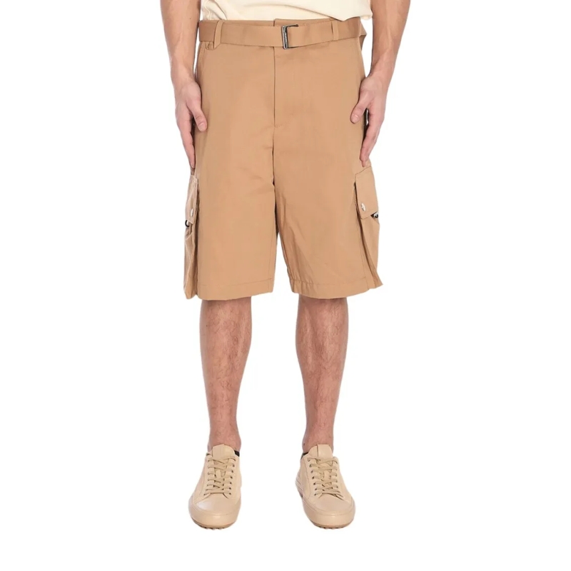 Jacquemus Casual Shorts Camel Brown Cargo Shorts Brown