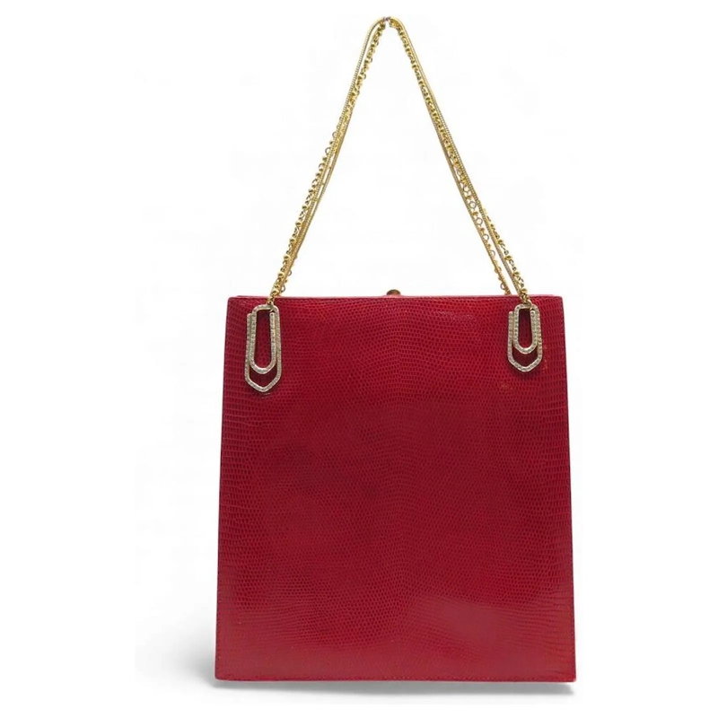 Valentino Garavani Mikrotasche NEUE VALENTINO-KOLLEKTION ROTER ECHTLEDER HANDTASC rot