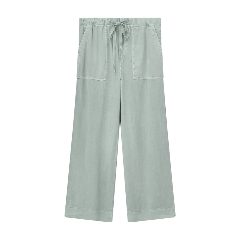 Bella Dahl Pantalons décontractés Weite Stoffhose grün