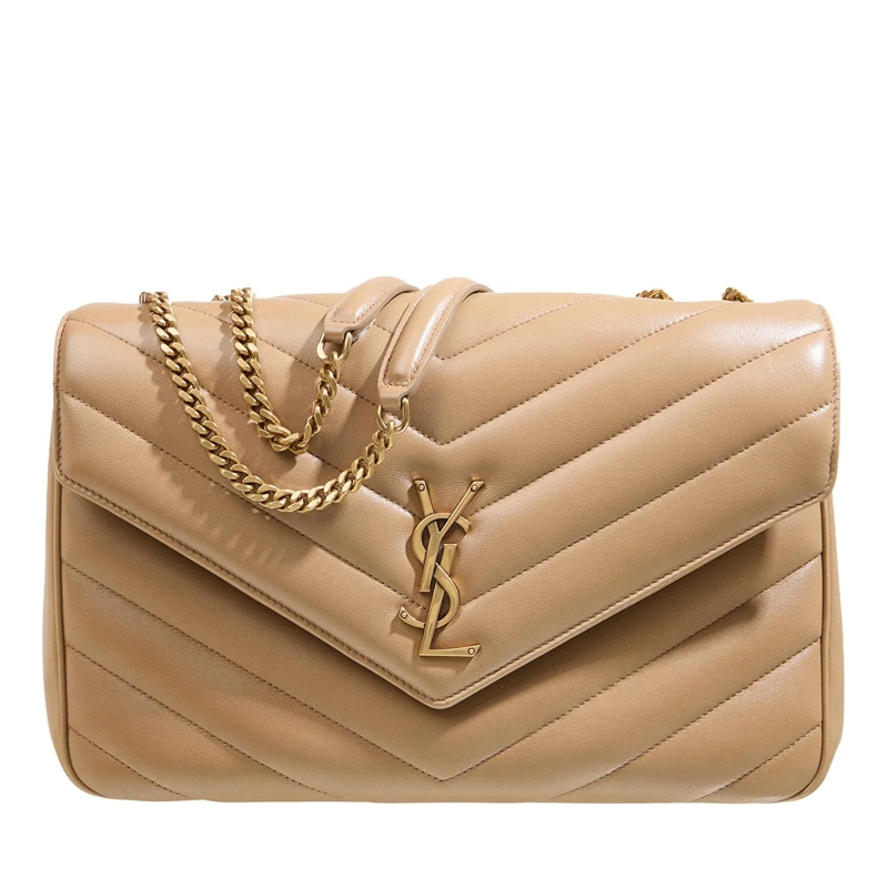 Saint Laurent Schultertasche Lou Lou Natural