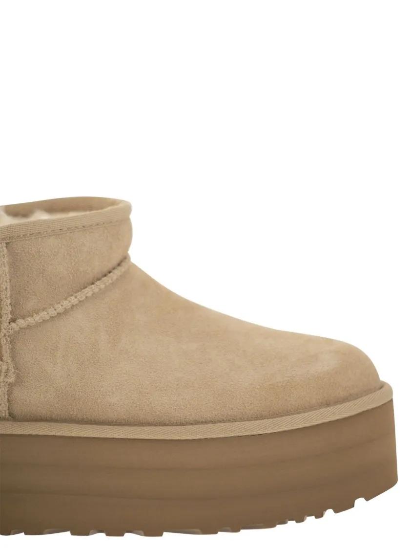 Thumbnail - UGG Stiefel - Ultra Mini Classic - Boots With Plateau - Gr. 6 - in Braun - für Damen