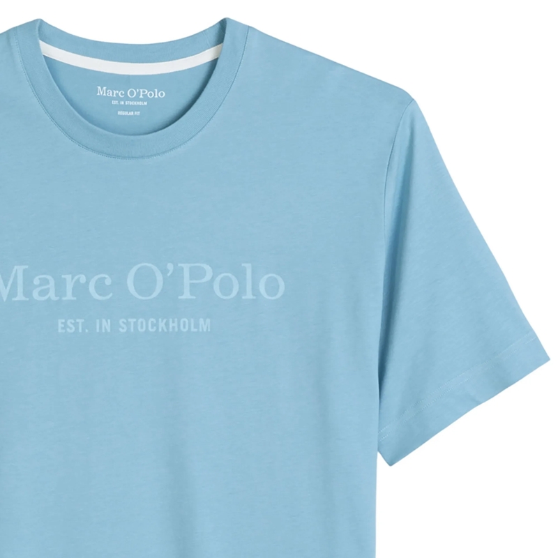 Marc O´Polo Hemd T-Shirt Short Sleeve 1er Pack blau(Image 2)