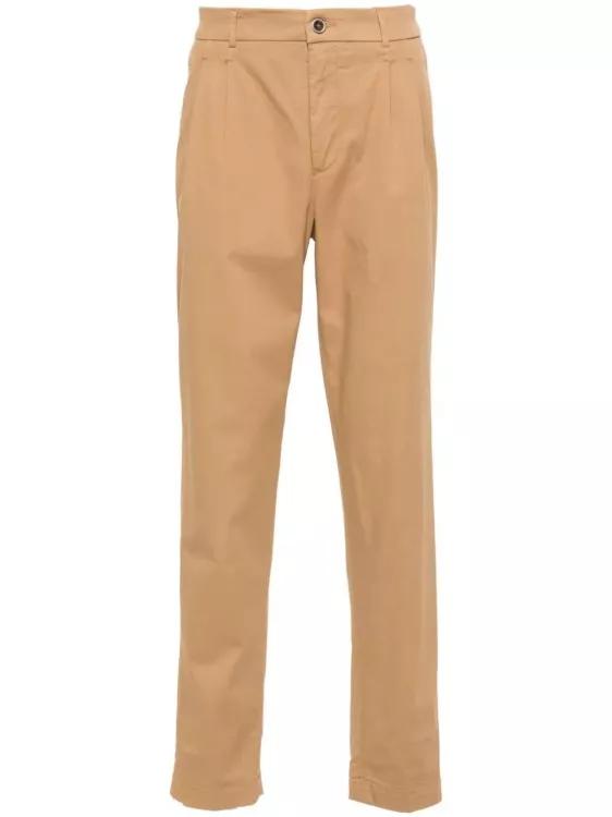 Peserico - Tapered Chino Trousers - Größe 50 - brown