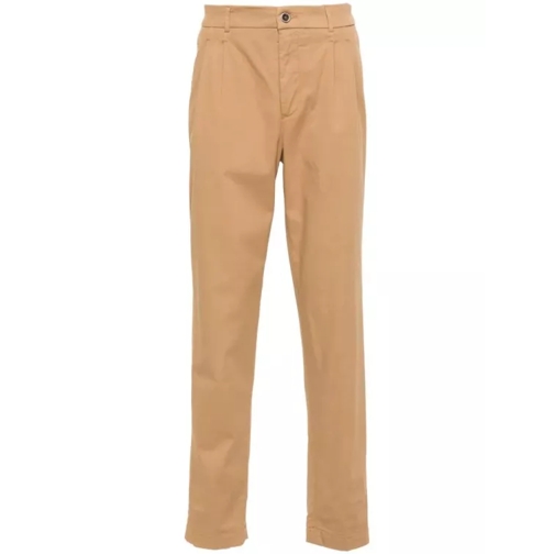 Peserico Tapered Chino Trousers Brown 