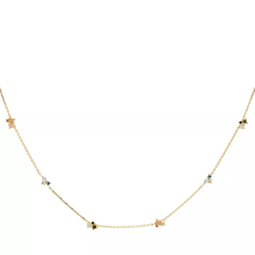 PDPAOLA Necklace La Palette Yellow Gold Mittellange Halskette