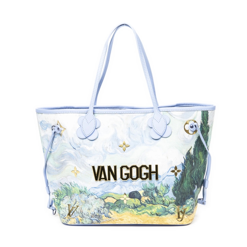 Louis Vuitton Crossbody Bag Ltd. Ed. Jeff Koons Masters Collection Van Gogh Ne lavendel