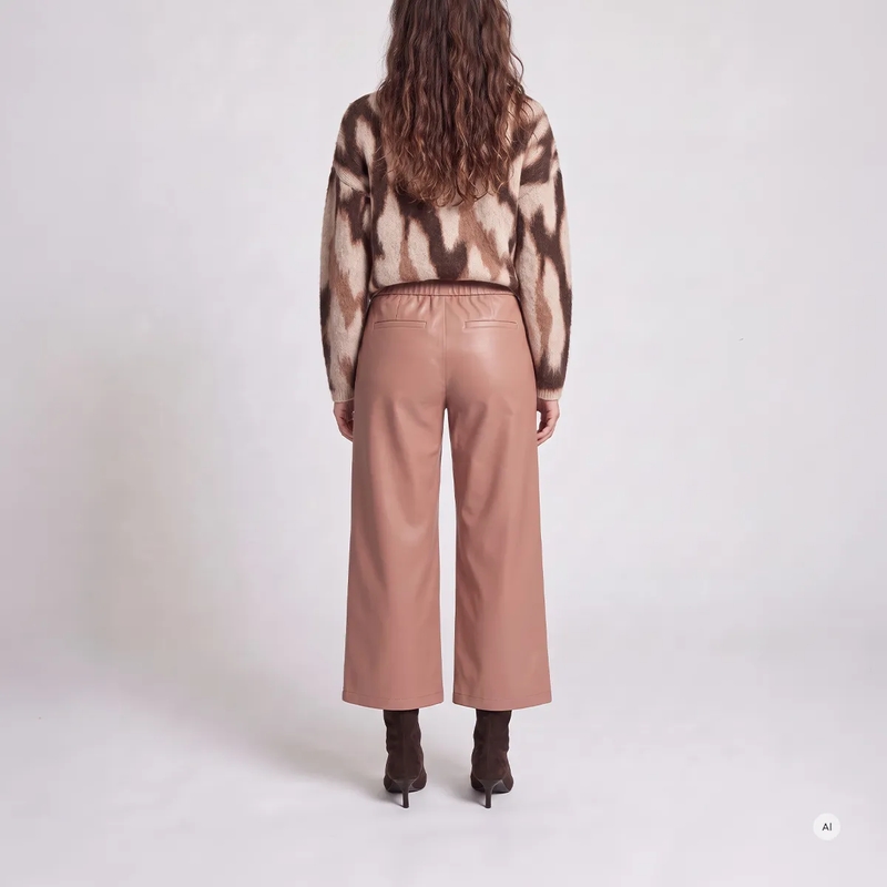 Marc Aurel Culotte Hosenrock- angesetzter Komfortbund- Paspeltasch beige(Image 4)