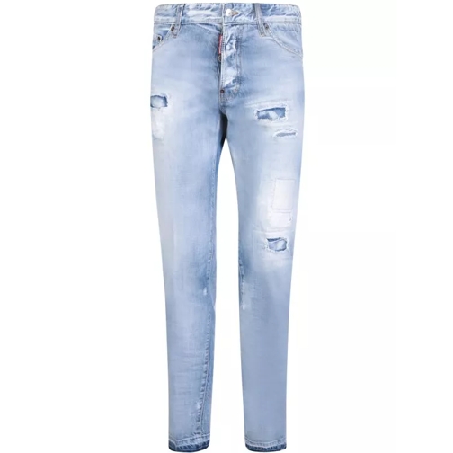 Dsquared2 Ripped Light Blue Jeans Blue Jeans
