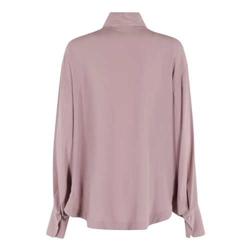 Federica Tosi Chemises Over Crepe De Chine Shirt Pink (Image 2)