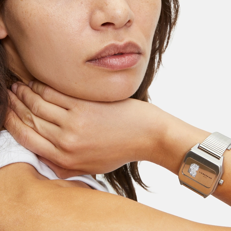 Liebeskind Berlin Quarzuhr Edelstahl Vinyl Vision silber(Image 3)