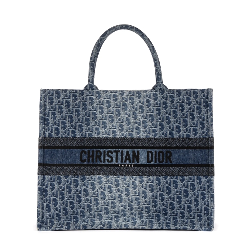 Christian Dior Crossbody Bag Book Tote Large blau