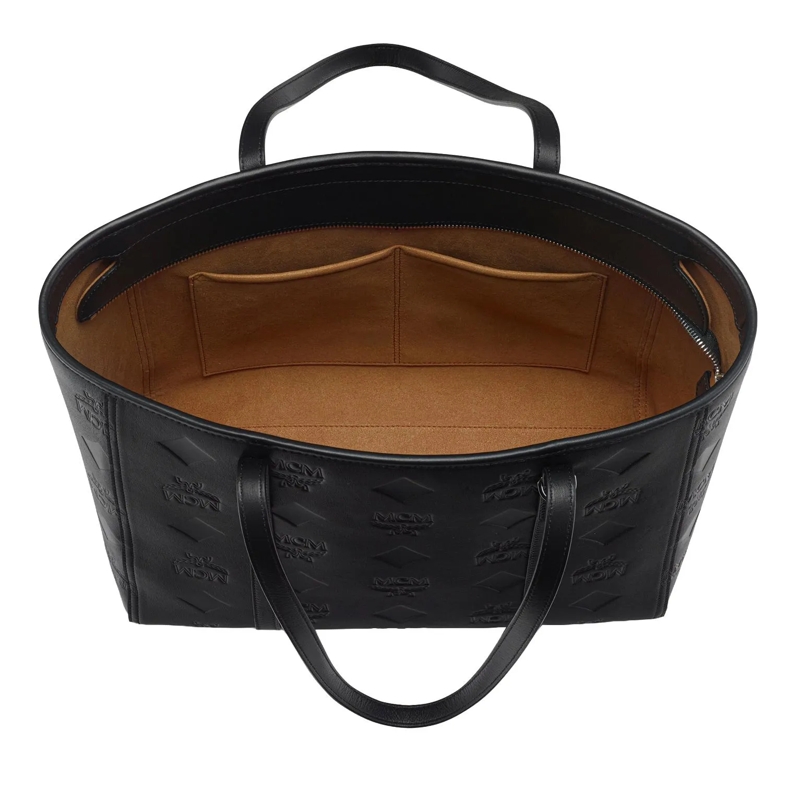MCM Boodschappentas Mcm Toni Lthr Shopper Med Bk Black(Image 7)