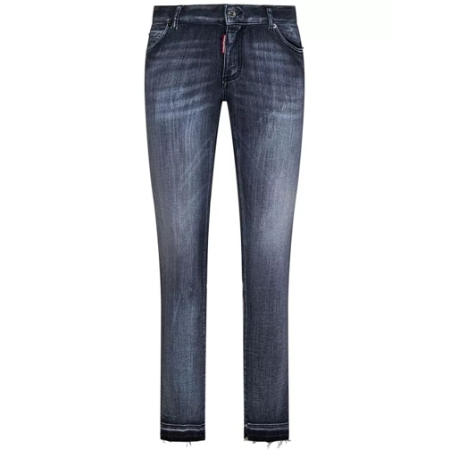 Dsquared2 Medium-Waist Skinny-Fit Jeans Blue Jeans à jambe fine