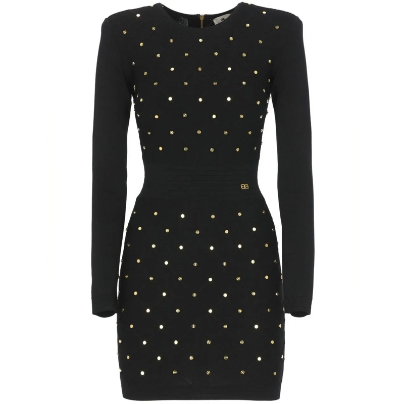 Elisabetta Franchi Midirock Dresses Black schwarz