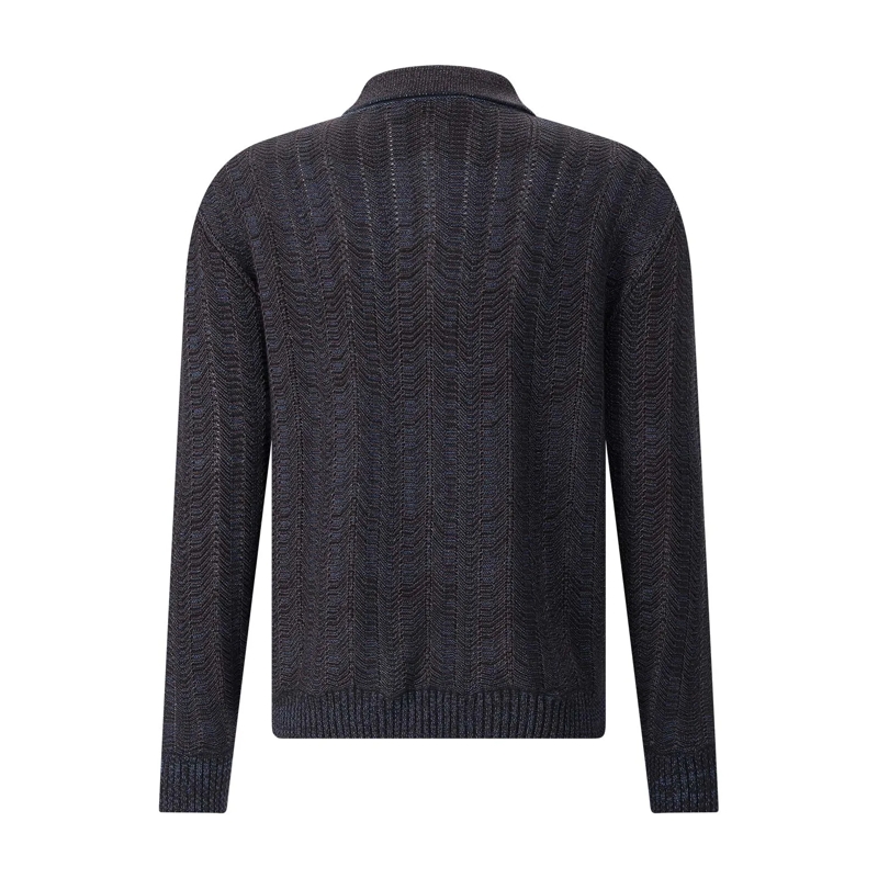 Missoni Poloshirt Pullover aus Wollmix blau(Image 3)