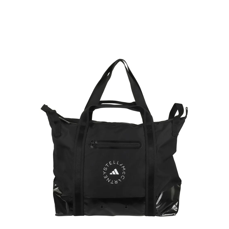 Adidas By Stella Mccartney Draagtas Versatile Tote Bag With Logo And Multiple Pockets Black