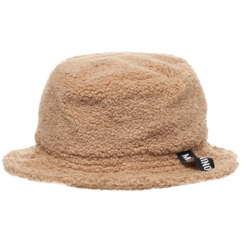 Moschino  Faux fur bucket hat weiß