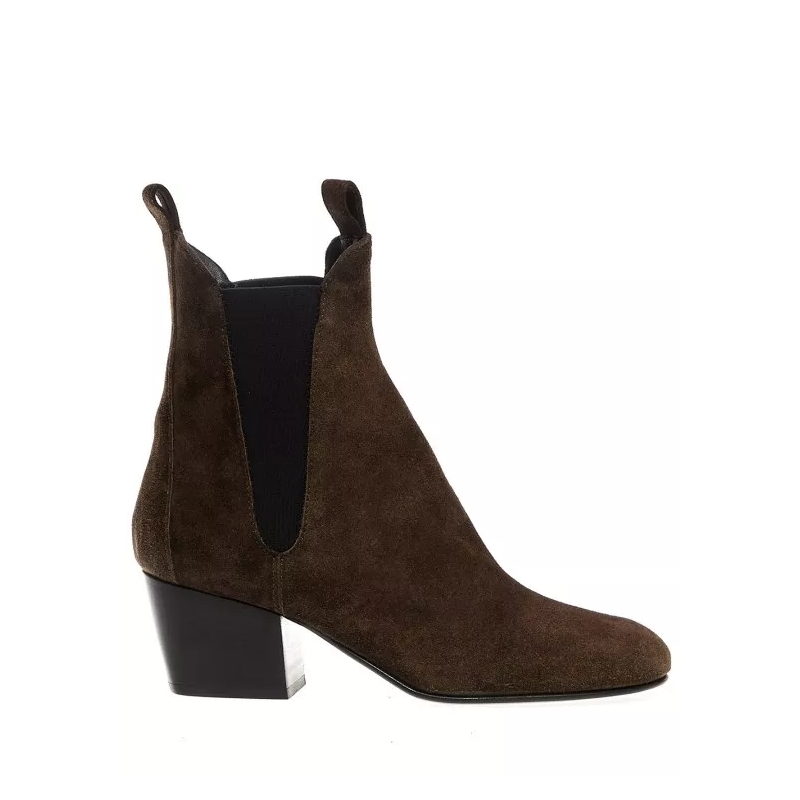 Agl Stiefel Green Suede Ankle Boots Green