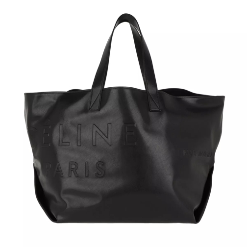 Celine Medium Made In Tote Leather Black Shopping Bag