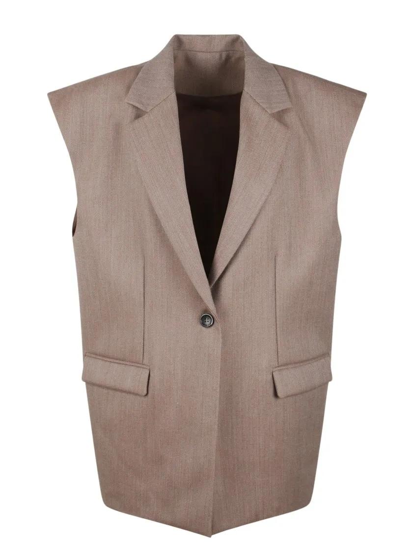 Nine In The Morning - Taylor Blazer Sleeveless - Größe XS - braun