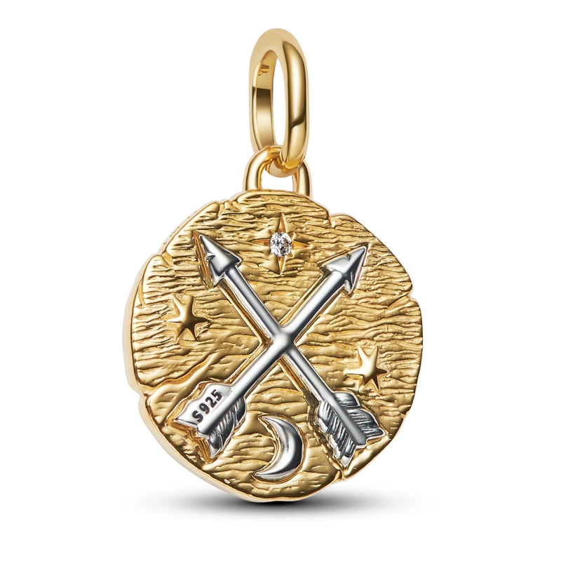 Pandora Anhänger 14k vergoldeter Clip Gold