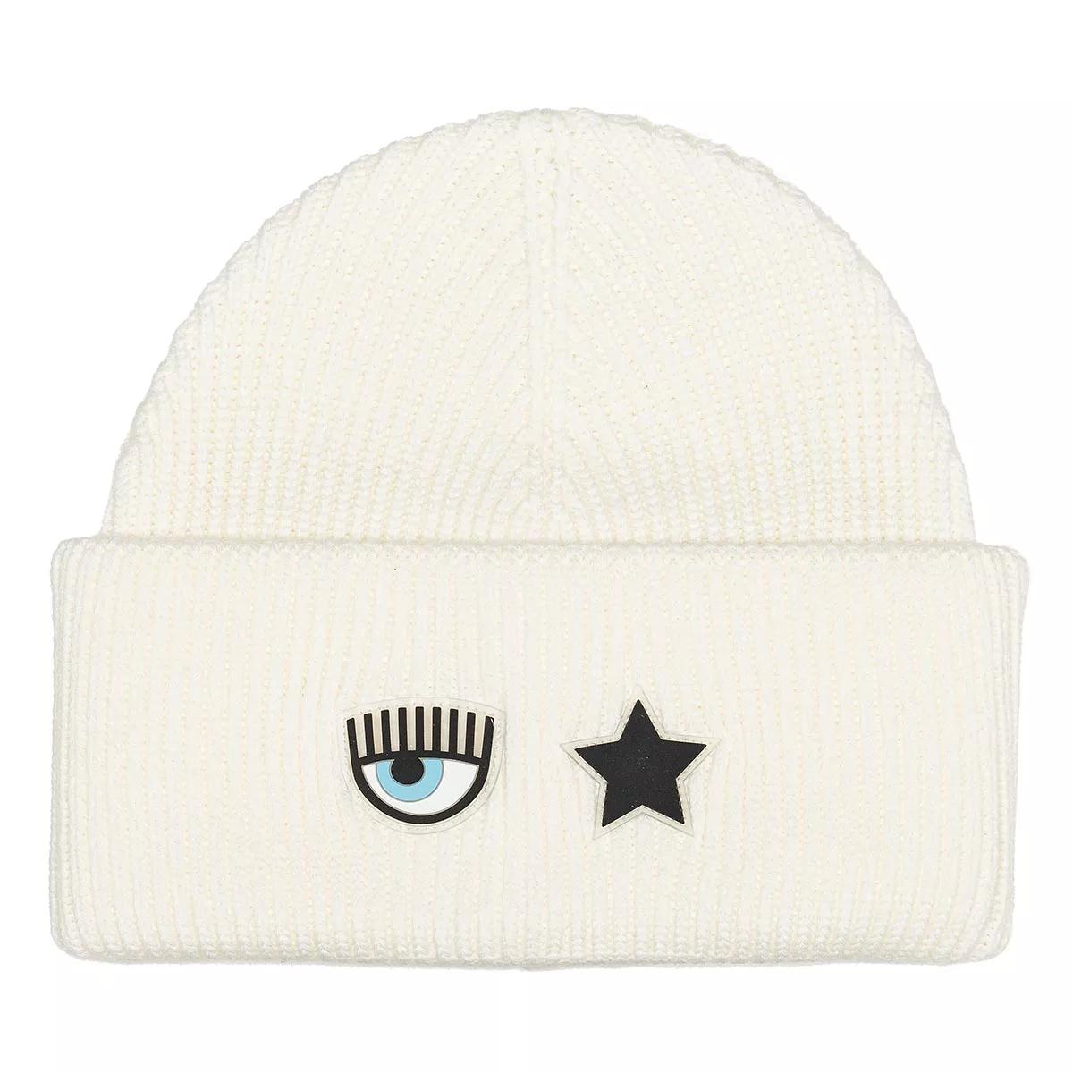 Chiara Ferragni Mützen - Beanie Hat - Gr. ONE - in Creme - für Damen