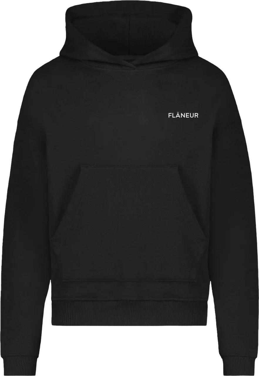 Thumbnail - Flâneur - Logo Hoodie  Black - Größe L - schwarz