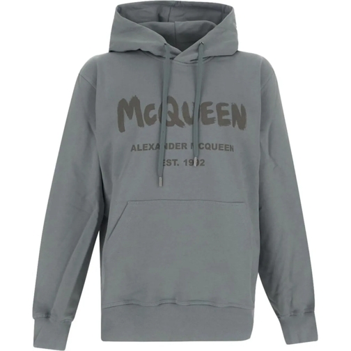 Alexander McQueen  Logo Sweatshirt blau