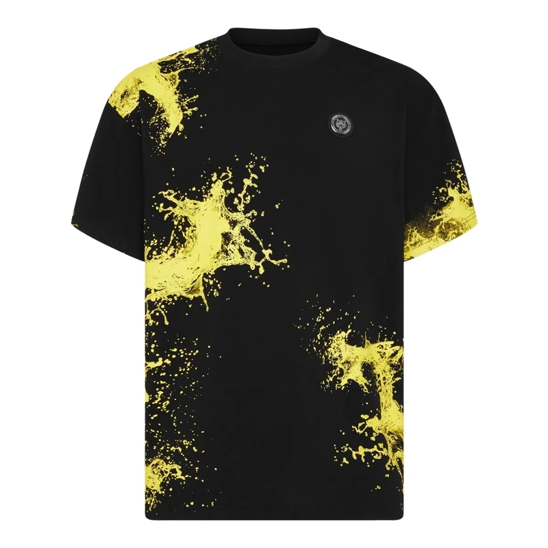 Plein Sport T-Shirt T-Shirt Rundhalsausschnitt Ss Splash schwarz