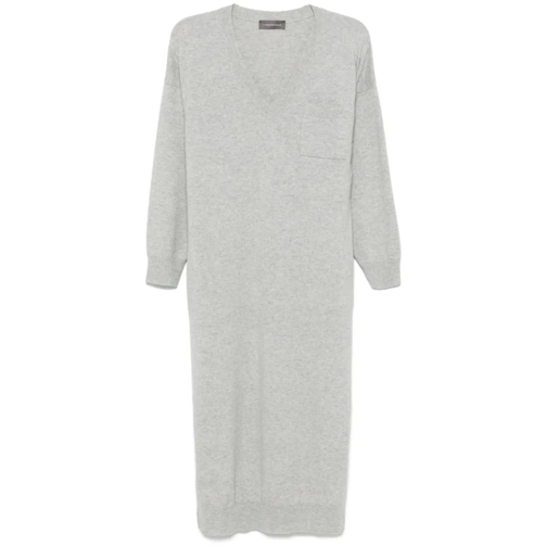 Lorena Antoniazzi Midi-Kleider Knitted Midi Dress Grey