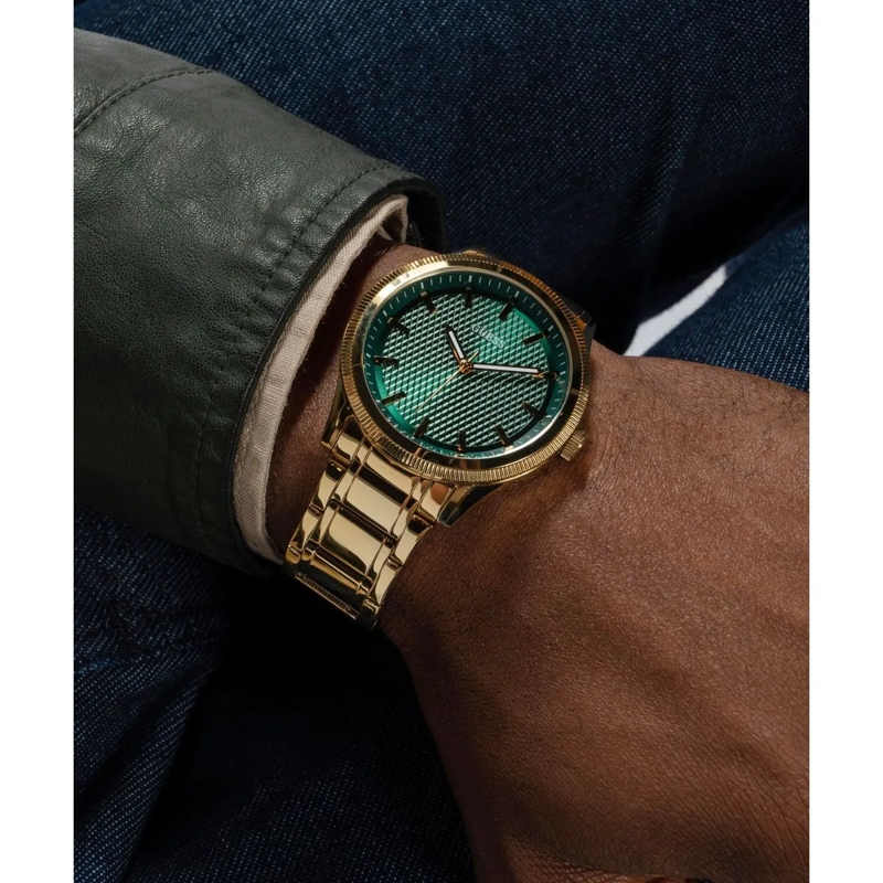 Guess Quarzuhr Quarz-Analoguhr Dex gold(Image 4)