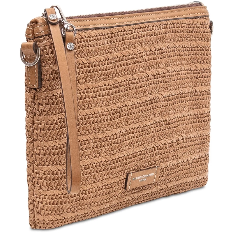 Gianni Chiarini Clutch Clutch Marcella Intrecciata con Zip e Laccetto beige(Image 3)
