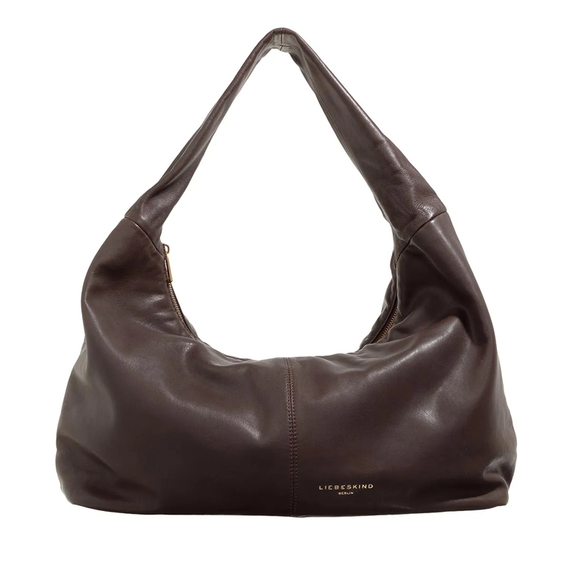 Liebeskind Berlin Schultertasche Bo Sheep Natural Hobo Bag L Roasted