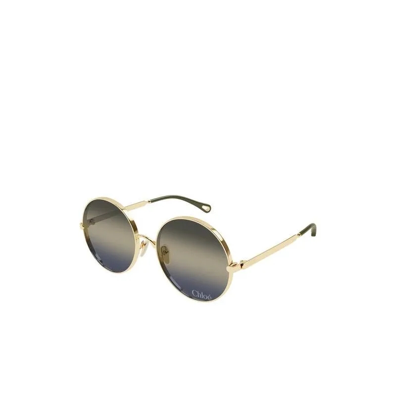 Chloé Sonnenbrille CH0321S Gold-Gold-Blue