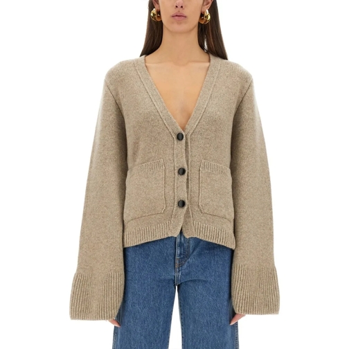 Khaite Strickjacke "Scarlet" Cardigan Neutrals