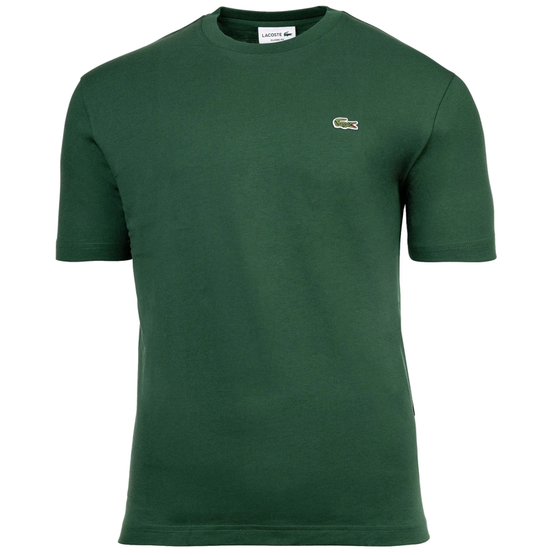 Lacoste Hemd Herren T-Shirt von LACOSTE. Rundhalsausschnitt und grün