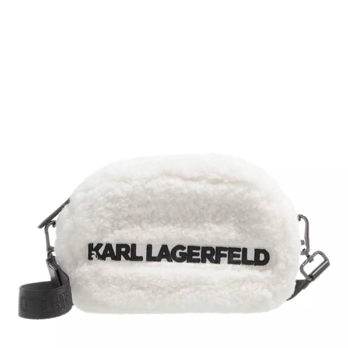 Karl Lagerfeld Klxcd Shearling Cb OffWhite Crossbody Bag