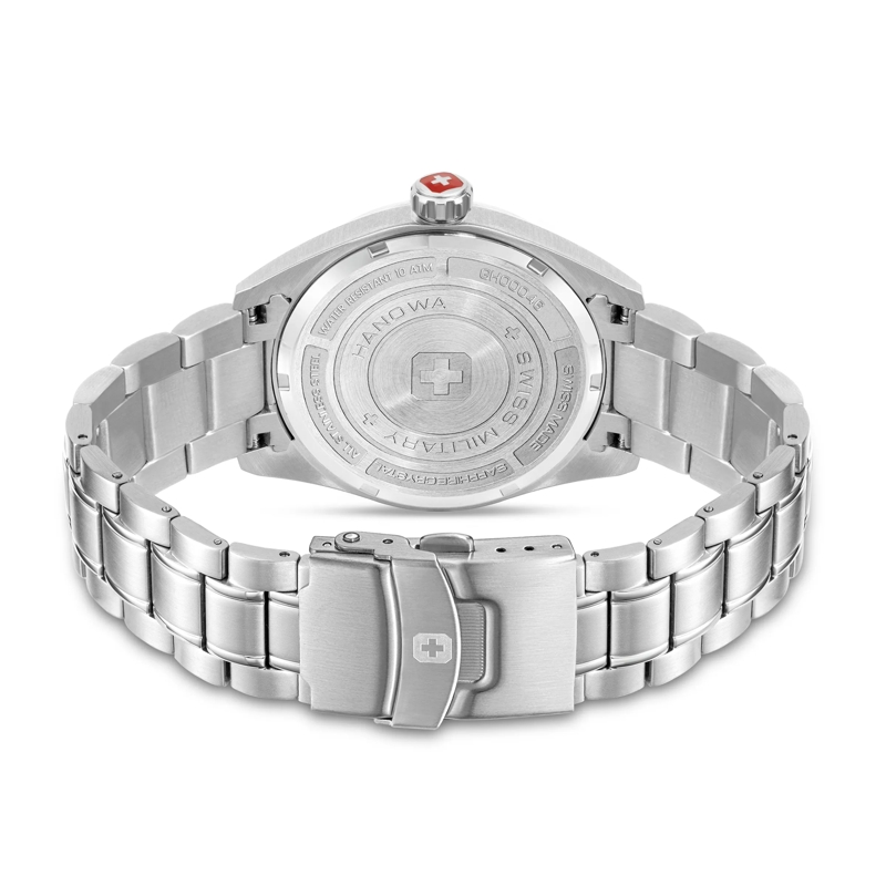 Swiss Military Hanowa Quarzuhr Quarzuhr Helvetica silber(Image 4)