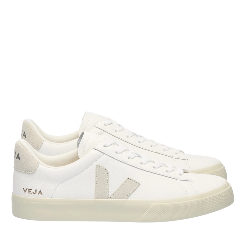Veja Low-Top-Sneaker Campo Leather Extra White Natural Suede