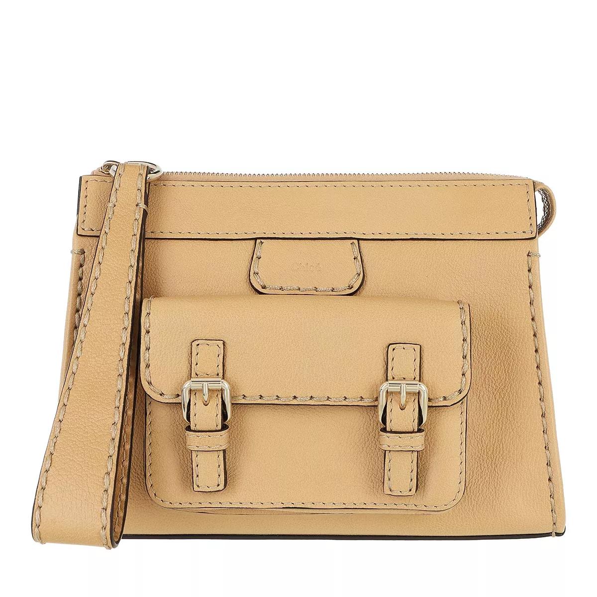 Chloé Clutches - Edith Small Pouch - Gr. unisize - in Beige - für Damen