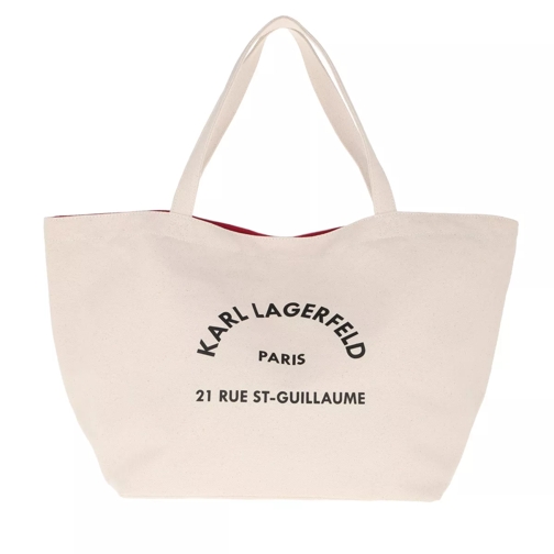 Karl Lagerfeld Rue St Guillaume Canvas Tote Natural Shopper