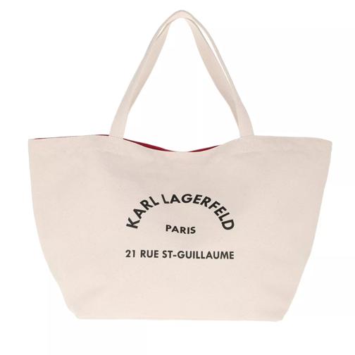 Karl Lagerfeld Rue St Guillaume Canvas Tote Natural Sac à provisions
