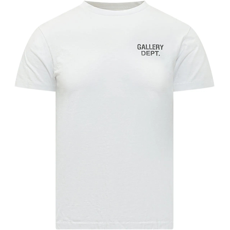 Gallery Dept. T-Shirt T-Shirt Logo Dusty con Stampa Petto weiß
