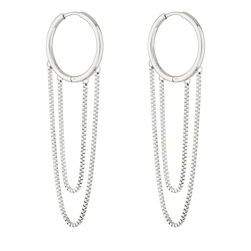 Liebeskind Berlin Ohrstecker Edelstahl Ohrringe silber