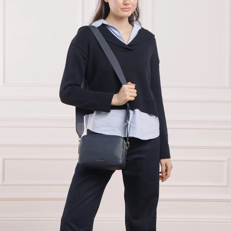 MICHAEL Michael Kors Camera Bag Md Dblzp Chn Camera Xbody Navy(Image 2)